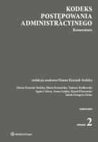 Okładka książki Kodeks postępowania administracyjnego. Komentarz