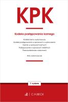 KODEKS POSTĘPOWANIA KARNEGO ORAZ USTAWY TOWARZYSZĄCE WYD. 7. Autor: Opracowanie zbiorowe. SmakLiter.pl Okładka książki KODEKS POSTĘPOWANIA KARNEGO ORAZ USTAWY TOWARZYSZĄCE WYD. 7