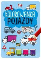 KOLOROWANKA POJAZDY KAPITAN NAUKA. Autor: Opracowanie zbiorowe. SmakLiter.pl Okładka książki KOLOROWANKA POJAZDY KAPITAN NAUKA
