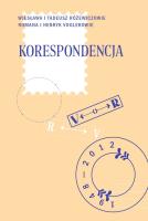 Korespondencja. Autor: T. Różewicz, H. Vogler. SmakLiter.pl Okładka książki Korespondencja