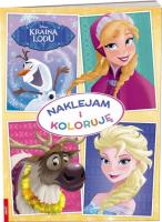 Okładka książki Kraina lodu. Naklejam i Koloruję