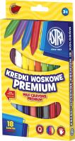 Opakowanie Kredki woskowe 18 kolorów