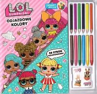 L.O.L Suprise! Zabawy z kredkami. Odjazdowe kolory. Autor: Opracowanie zbiorowe. SmakLiter.pl Okładka książki L.O.L Suprise! Zabawy z kredkami. Odjazdowe kolory