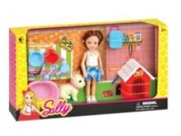 Laleczka Sally z pieskiem. Wydawca: Pierot Wydawnictwo. SmakLiter.pl Opakowanie Laleczka Sally z pieskiem