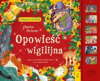 Magiczne dźwięki. Opowieść wigilijna. Autor: Stefania Leonardi Hartley. SmakLiter.pl Okładka książki Magiczne dźwięki. Opowieść wigilijna