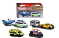 Majorette Explorer z przyczepą 3 rodzaje. Wydawca: Majorette. SmakLiter.pl Opakowanie Majorette Explorer z przyczepą 3 rodzaje