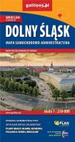 Okładka książki Mapa samoch.-administ. Dolny Śląsk 1:250 000