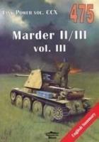 Marder II/III vol.III. Tank Power vol.CCX 475. Autor: Janusz Ledwoch. SmakLiter.pl Okładka książki Marder II/III vol.III. Tank Power vol.CCX 475