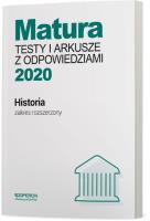 Matura 2020 Historia Testy i arkusze ZR. Autor: Kubicka Beata, Tulin Cezary, Smuda Marek. SmakLiter.pl Okładka książki Matura 2020 Historia Testy i arkusze ZR