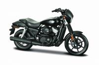 Opakowanie MOTOCYKL 2015 STREET 750 CZARNY  SKALA 1:18