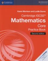 Okładka książki NEW Cambridge IGCSE® Mathematics Core Practice