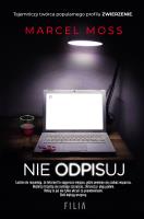 NIE ODPISUJ. Autor: MARCEL MOSS. SmakLiter.pl Okładka książki NIE ODPISUJ