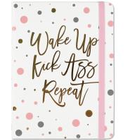 Opakowanie Notatnik midi Wake Up Kick Ass Repeat