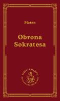 OBRONA SOKRATESA. Autor: Platon. SmakLiter.pl Okładka książki OBRONA SOKRATESA