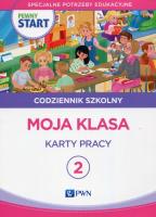 Pewny start. Codziennik szkolny 2 Moja klasa KP. Autor:   Praca zbiorowa. SmakLiter.pl Okładka książki Pewny start. Codziennik szkolny 2 Moja klasa KP
