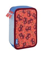 Opakowanie Piórnik 3 poz. z wyprawką Net&Lit róż MILAN