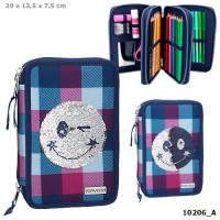 Opakowanie PIÓRNIK POTRÓJNY Z WYPOSAŻENIEM SMILEY TOP MODEL ZE ZMIENNYMI CEKINAMI 10206