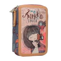 Opakowanie PIÓRNIK SZKOLNY DUŻY SERIA INDIA ANEKKE BEZ WYPOSAŻENIA