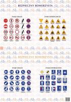 Opakowanie Podkładka na biurko. Bezpieczny rowerzysta (10szt)