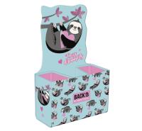 Pojemnik na przybory szkolne Leniwce DERFORM. Wydawca: Derform. SmakLiter.pl Opakowanie Pojemnik na przybory szkolne Leniwce DERFORM