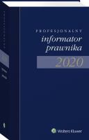 Okładka książki Profesjonalny Informator Prawnika 2020