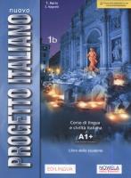 Progetto Italiano Nuovo 1B podręcznik. Autor: T. Marin, S. Magnelli. SmakLiter.pl Okładka książki Progetto Italiano Nuovo 1B podręcznik
