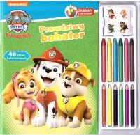 Okładka książki Psi Patrol. Zabawy z kredkami. Prawdziwy bohater