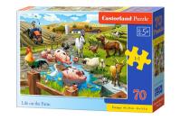 Puzzle 70 Life on the Farm CASTOR. Wydawca: Castorland. SmakLiter.pl Opakowanie Puzzle 70 Life on the Farm CASTOR