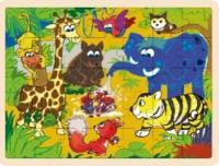 Opakowanie Puzzle drewniane Dżungla