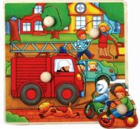 Opakowanie Puzzle drewniane pinezki Straż Pożarna