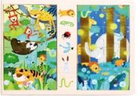Opakowanie Puzzle & Gra drewniane Dżungla