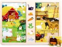 Opakowanie Puzzle & Gra drewniane Na Wsi