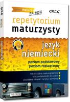 Repetytorium maturzysty - j. niemiecki w.2015 GREG. Autor: Srzednicka Joanna, Golis Adrian, Golis Kamil. SmakLiter.pl Okładka książki Repetytorium maturzysty - j. niemiecki w.2015 GREG