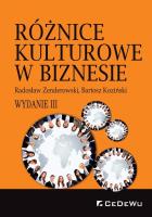 Różnice kulturowe w biznesie. Autor: Zenderowski Radosław, Koziński Bartosz. SmakLiter.pl Okładka książki Różnice kulturowe w biznesie