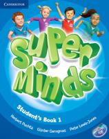 Super Minds 1 SB + DVD CAMBRIDGE. Autor: Puchta Herbert, Gerngross Gunter, Lewis-Jones Peter. SmakLiter.pl Okładka książki Super Minds 1 SB + DVD CAMBRIDGE