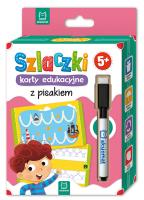 Okładka książki SZLACZKI KARTY EDUKACYJNE Z PISAKIEM 5+