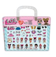 TECZKA KOCHAM NAKLEJAĆ LOL SURPRISE. Autor: Opracowanie zbiorowe. SmakLiter.pl Okładka książki TECZKA KOCHAM NAKLEJAĆ LOL SURPRISE