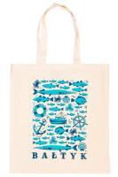 Opakowanie TORBA BAWEŁNIANA SZYTA ŚREDNIE UCHO BAL BAŁTYCKIE SYMBOLE