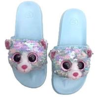 Opakowanie Ty Fashion cekinowe kapcie - Kot rozm.M