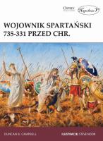 Wojownik spartański 735-331 przed Chr.. Autor: Campbell B. Duncan. SmakLiter.pl Okładka książki Wojownik spartański 735-331 przed Chr.