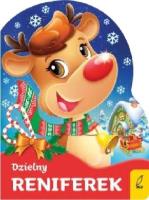 Wykrojnik - Dzielny reniferekw. 2019. Autor: Urszula Kozłowskaq. SmakLiter.pl Okładka książki Wykrojnik - Dzielny reniferekw. 2019