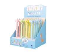 Opakowanie Wymazywalny długopis ze skuwką Giraffe (48szt)