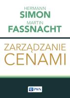 Okładka książki ZARZĄDZANIE CENAMI