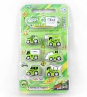 Opakowanie Zestaw autek zielonych 6 szt