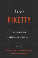 After Piketty: The Agenda for Economics and Inequality. Wydawca: Harvard University Press. SmakLiter.pl Opakowanie After Piketty: The Agenda for Economics and Inequality