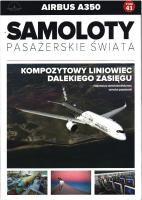 Okładka książki AIRBUS A350 SAMOLOTY PASAŻERSKIE ŚWIATA TOM 41