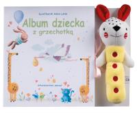 Okładka książki Album mojego dziecka z grzechotką