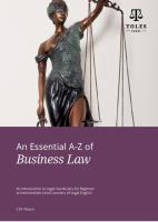 Opakowanie An Essential A-Z of Business Law