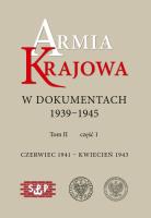 Okładka książki Armia Krajowa w dokumentach 1939-1945