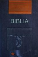 Biblia Tysiąclecia - format oazowy (jeans futerał). Autor:   Praca zbiorowa. SmakLiter.pl Okładka książki Biblia Tysiąclecia - format oazowy (jeans futerał)